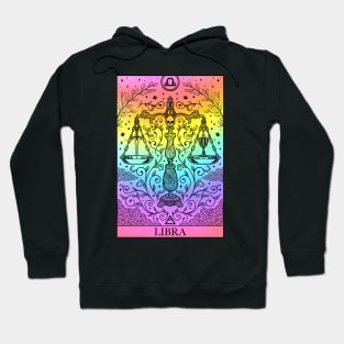 Zodiac sign tarot card Libra Hoodie